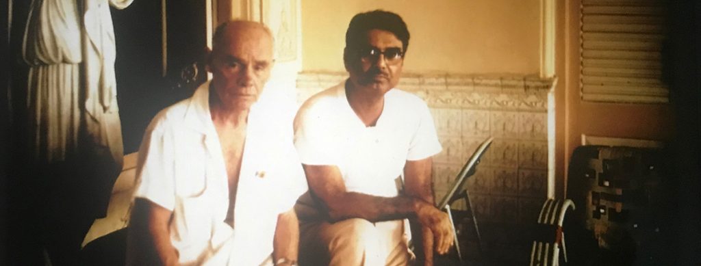 Francis Brabazon and Eruch Jessawala at Guruprasad, Pune, 1969.
